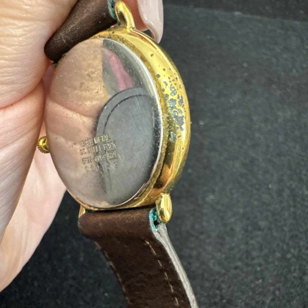 Vintage Seiko 6F22-6059 Gold tone Moon Phase Men's Dress Watch Rare